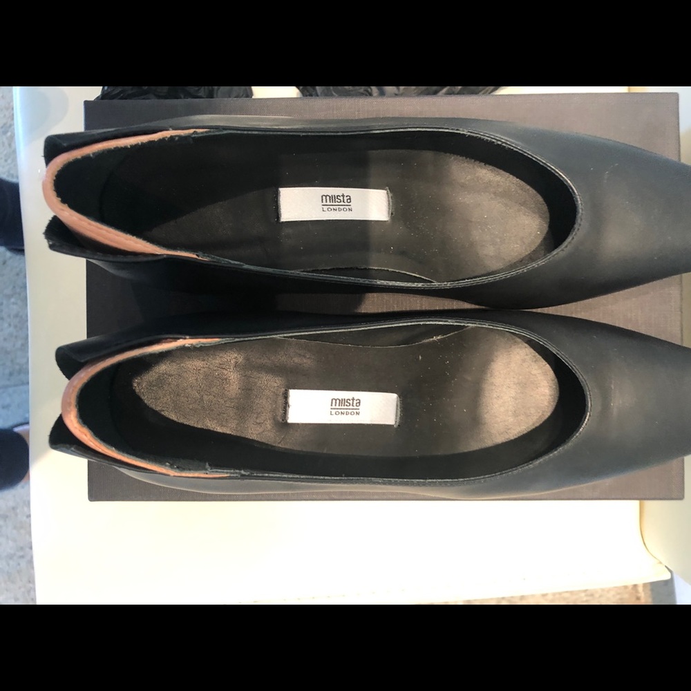 NWT miista leather shoes heel size 41 - Picture 4 of 8
